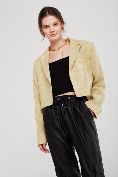 Ashley Cropped Tweed Jacket