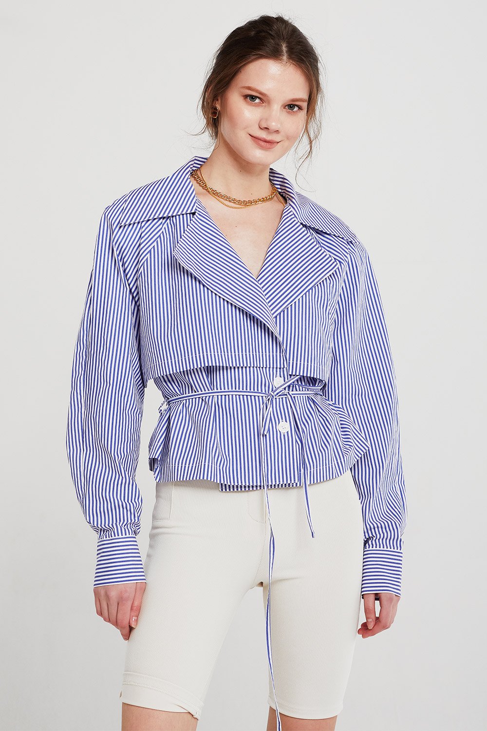 Skylar Trench Detail Shirt