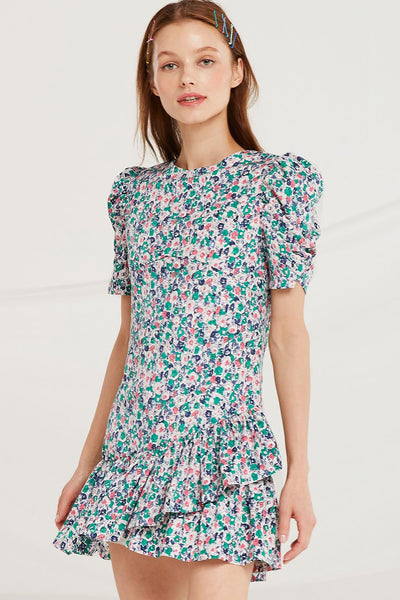 Noa Tulip Hem Floral Dress by STORETS