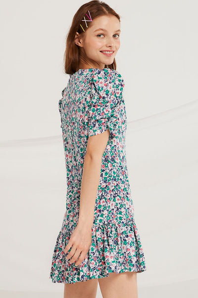 Noa Tulip Hem Floral Dress