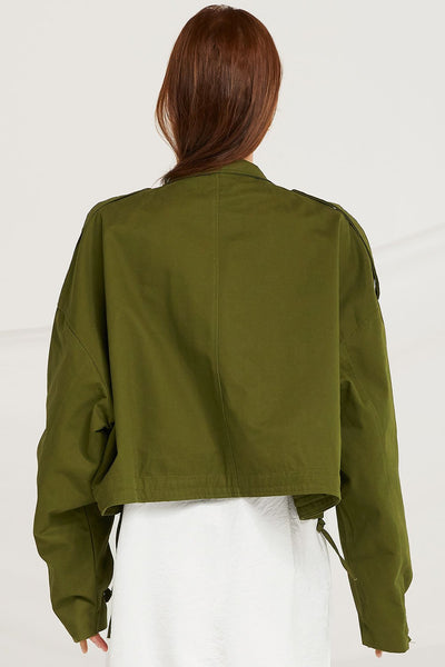 Jaelynn Cropped Utility Jacket