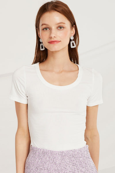 Thalia Scoop Neck Top by STORETS