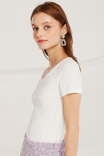 Thalia Scoop Neck Top