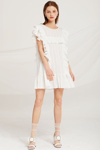 Everlee Ruffle Sleeveless Dress