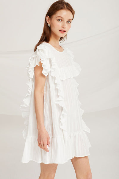 Everlee Ruffle Sleeveless Dress