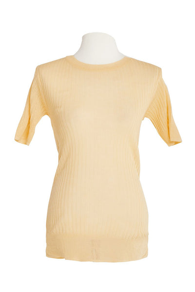 Aya Sheer Rib Knit Top