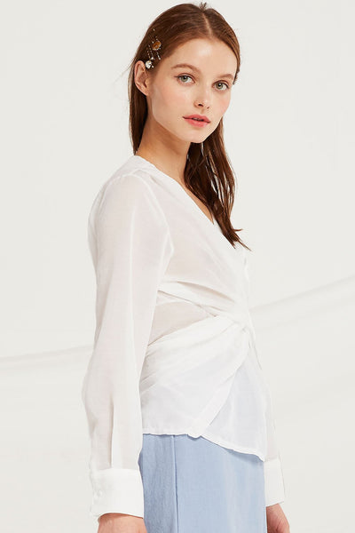 Keyla Wrap Blouse