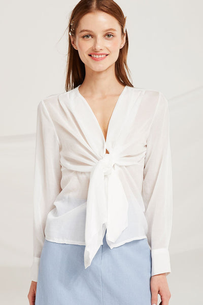 Keyla Wrap Blouse by STORETS