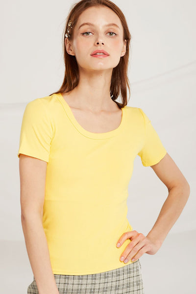 Thalia Scoop Neck Top