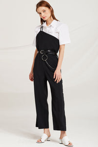 Lyra Asymmetric Shoulder Jumpsuit by STORETS