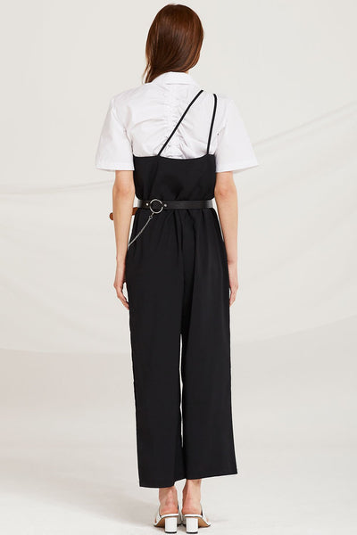 Lyra Asymmetric Shoulder Jumpsuit