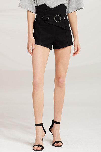 Harper Belted High Waist Shorts