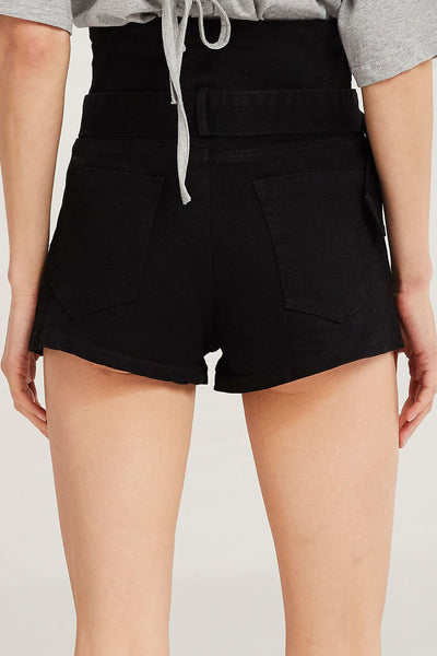 Harper Belted High Waist Shorts