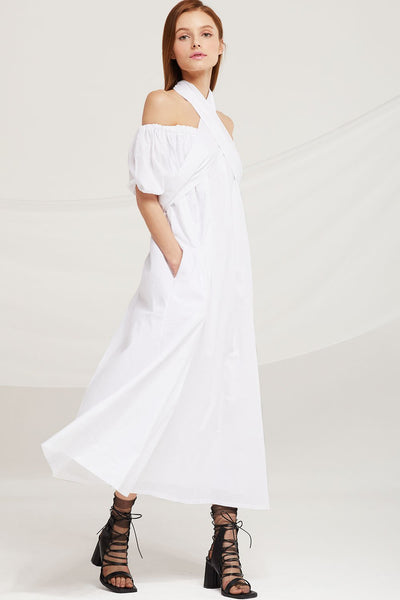 Lilian Off Shoulder Two-Way Maxi Dress