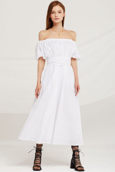 Lilian Off Shoulder Two-Way Maxi Dress