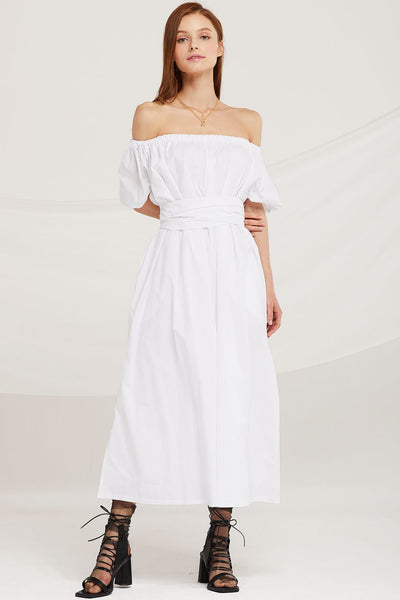 Lilian Off Shoulder Two-Way Maxi Dress