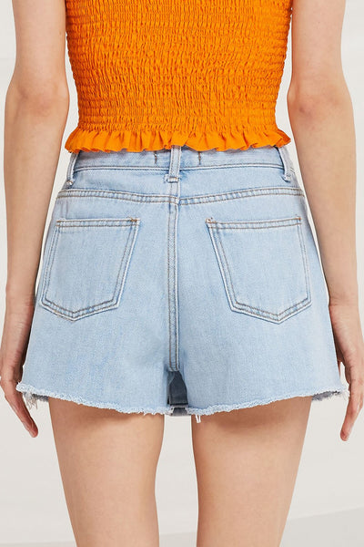 Serenity Pocket Denim Skort