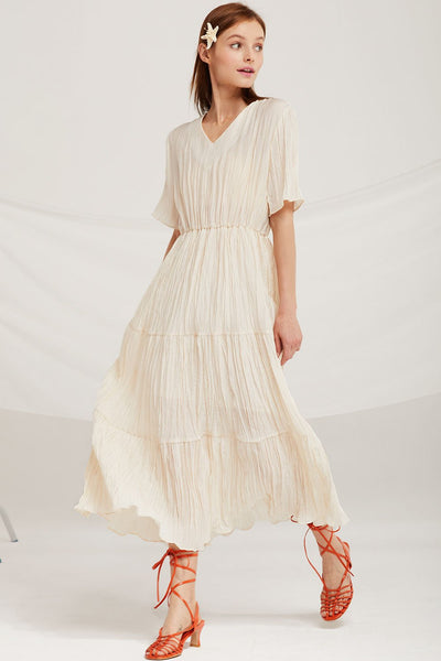 Mia Crinkle Maxi Dress