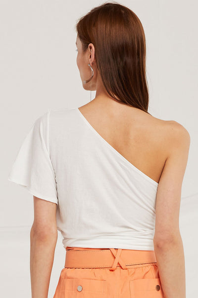 Audrey One Shoulder Tie Top