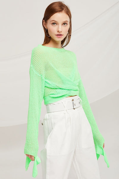 Bella Twist Front Knitted Jumper