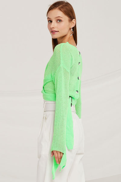 Bella Twist Front Knitted Jumper