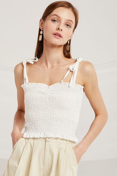 Katherine Frill Smocked Tank Top