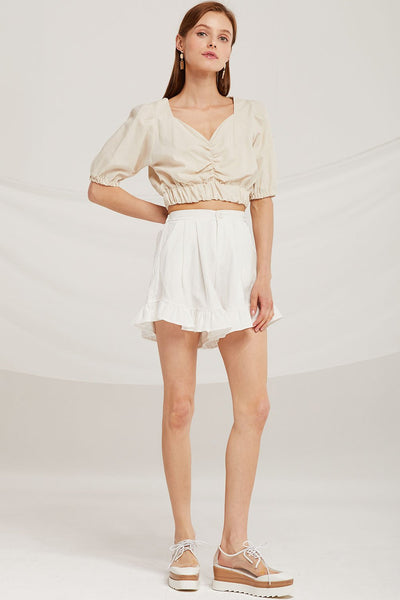 Jade Frill Hem Shorts