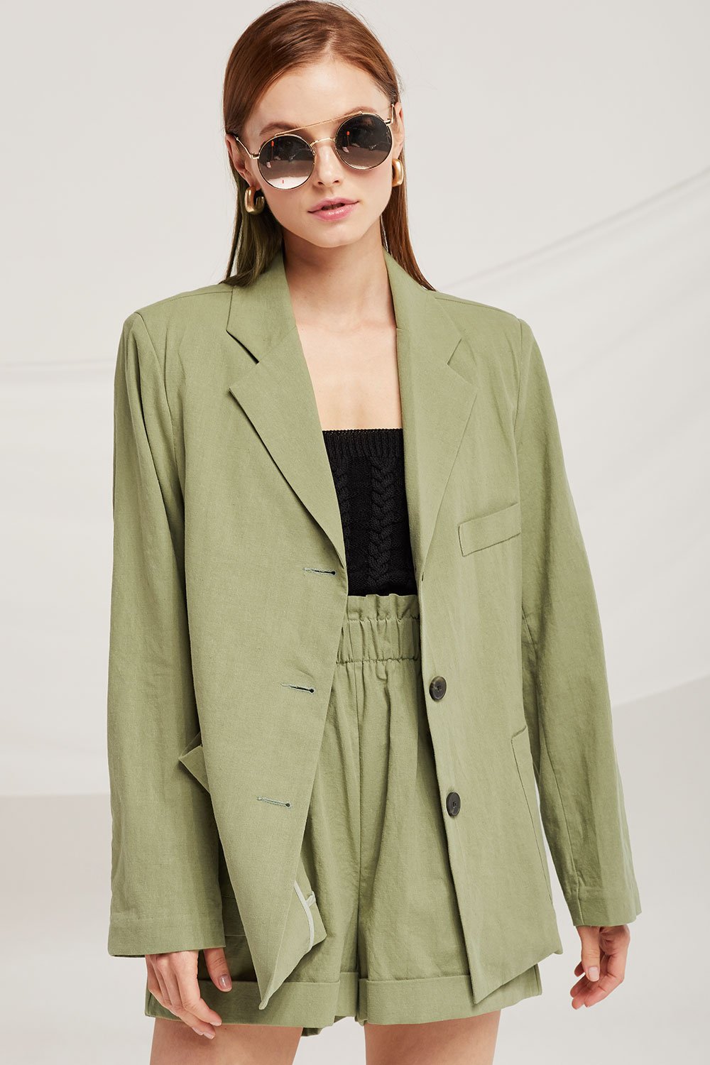 Madeline Oversized Linen Jacket by STORETS