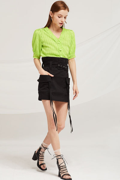 Cora Cargo Mini Skirt