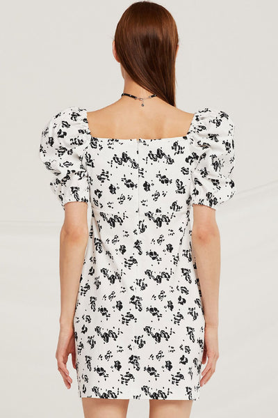 Chloe Square Neck Floral Dress