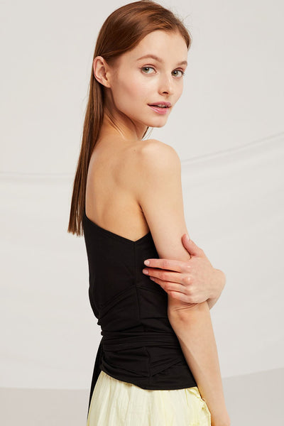 Audrey One Shoulder Tie Top