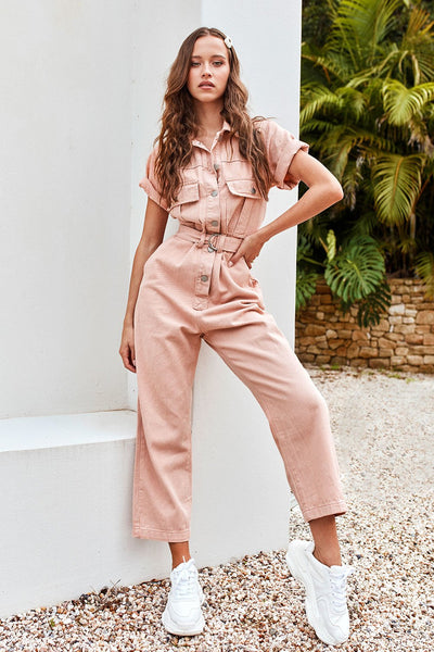 Jasmine Pocket Utility Jumpsuit by STORETS