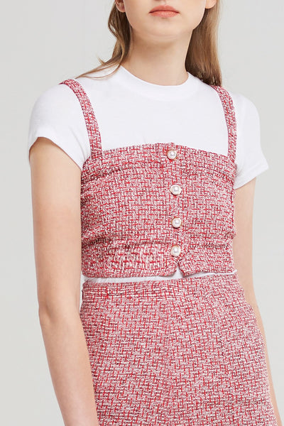 Ariel Tweed Top