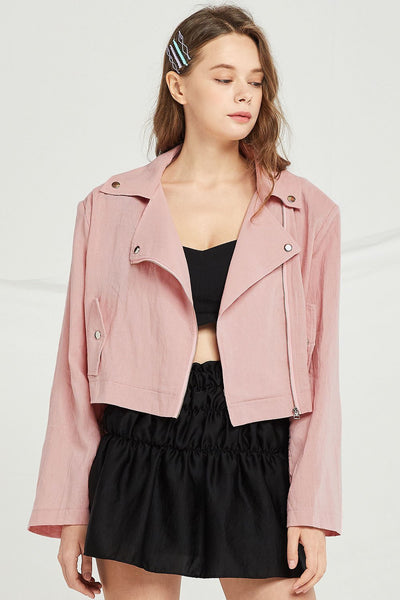 Vivienne Linen Biker Jacket