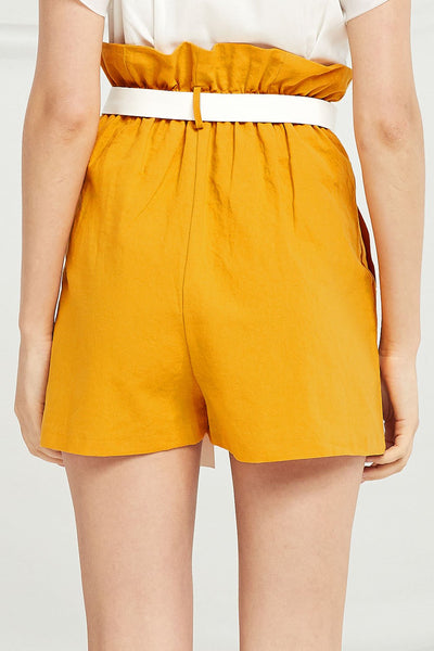 Mckenna Paperbag Waist Shorts w/ Belt