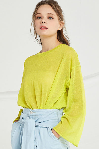 Sydney Sheer Knit Pullover