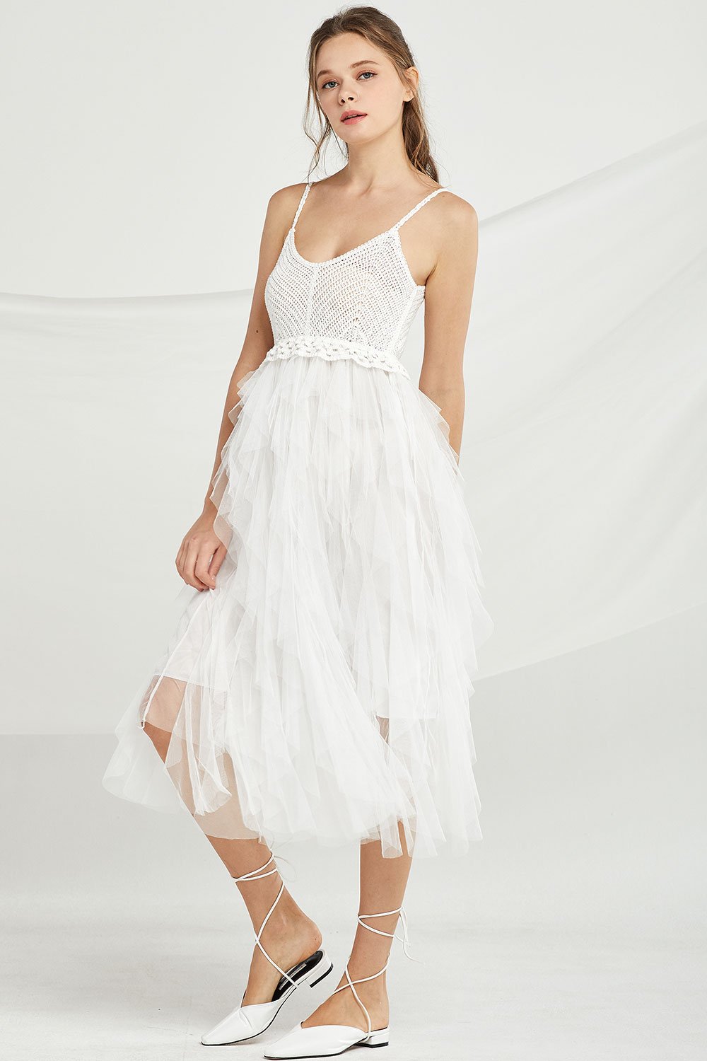 Lola Tiered Tulle Dress by STORETS