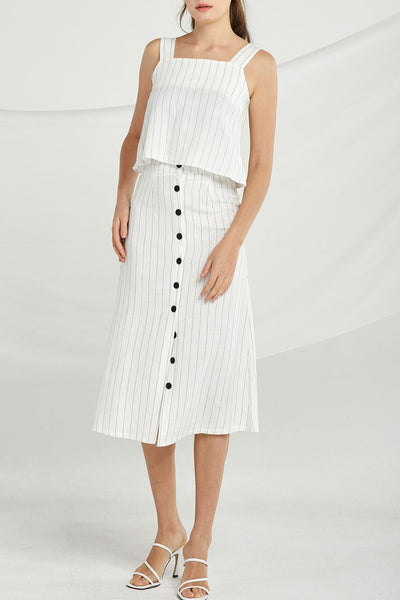 Katherine Pin Stripe 2-Piece Set