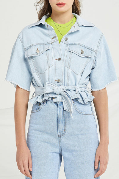 Camille Crop Denim Jacket