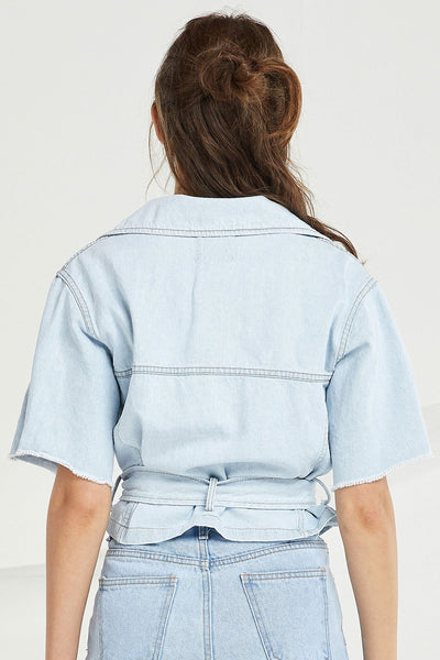 Camille Crop Denim Jacket