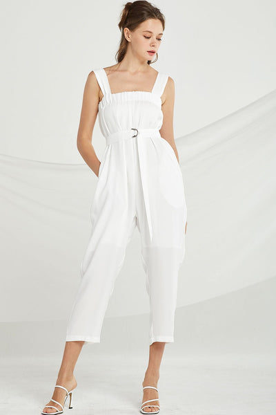 Dakota Smocked Wide Leg Jumpsuit by STORETS