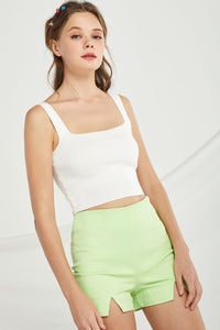 Mariah Shorts w/ Triangle Cut Hem