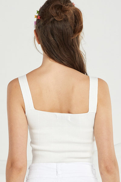 Cecilia Square Neck Tank Top