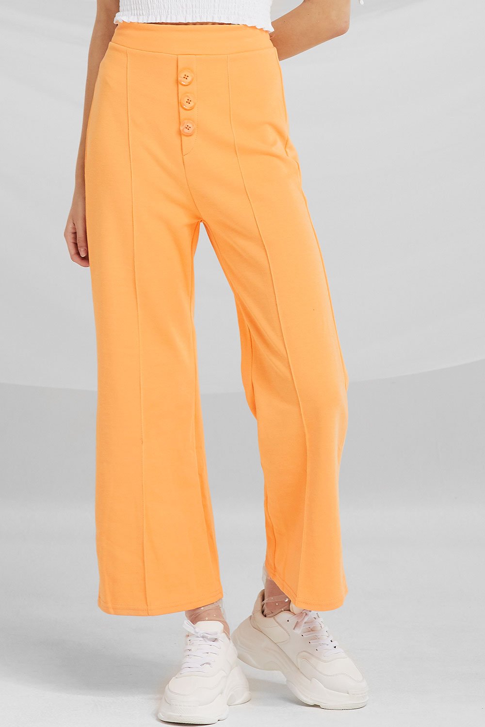 Iliana Ribbed Bootcut Pants