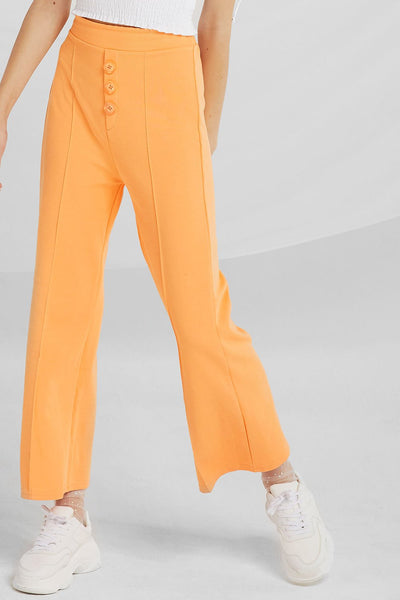 Iliana Ribbed Bootcut Pants