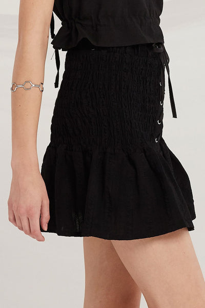 Halle Eyelet Lace Smock Skort