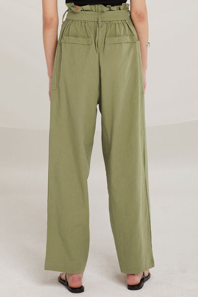 Lainey Paperbag Waist Utility Pants