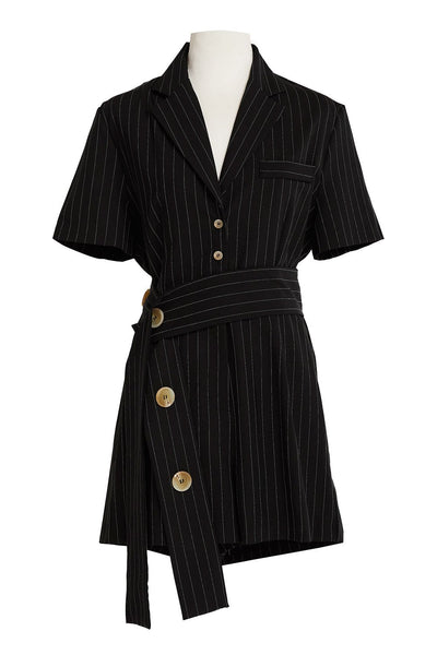 Viviana Pinstripe Romper