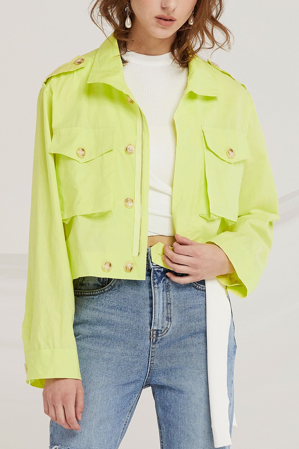 Amaia Utility Crop Jacket