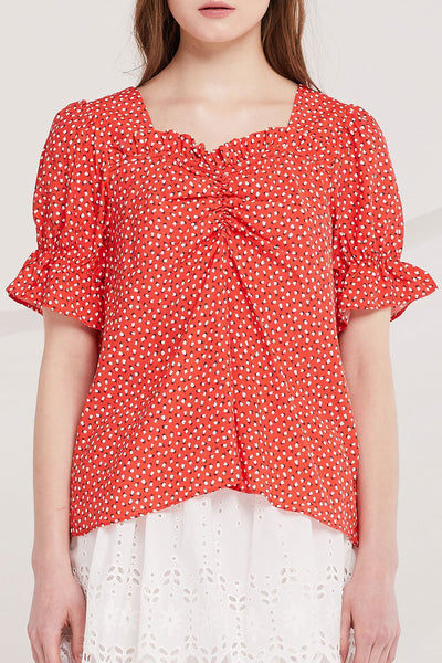 Micah Sweetheart Neck Blouse